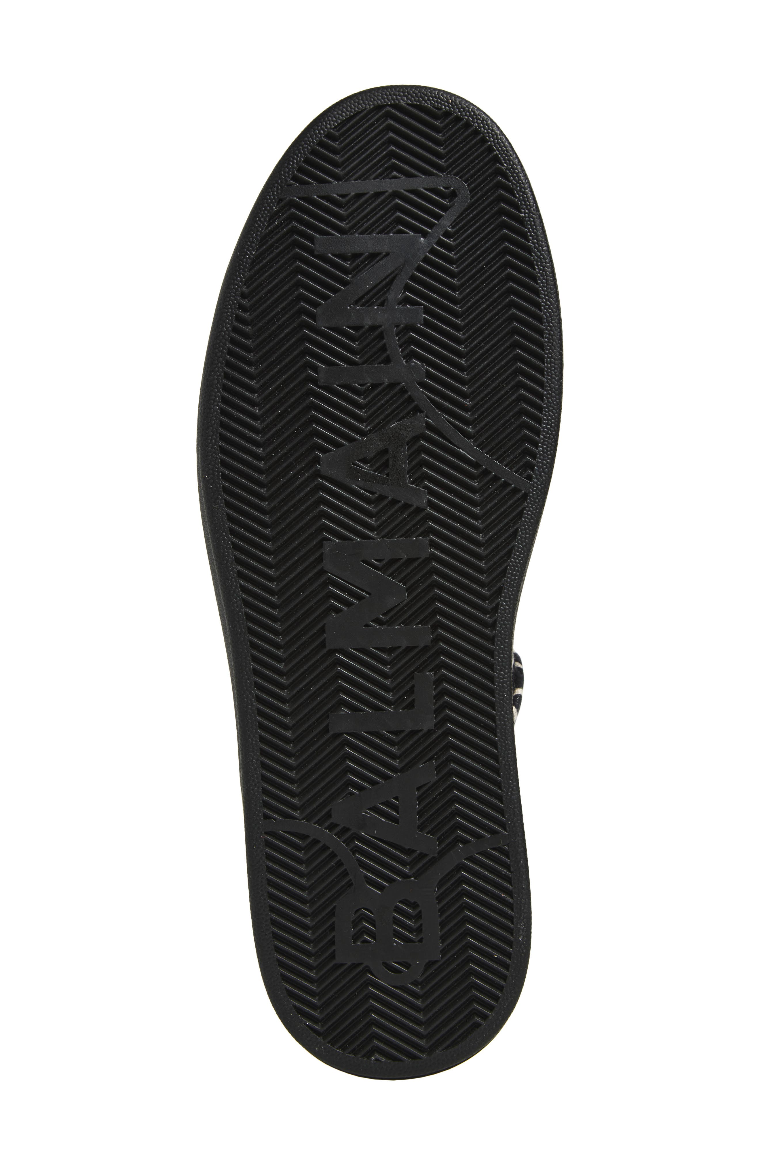 Balmain B-Court Monogram Jacquard Low Top Sneaker, Alternate, color, Edk Black/ Ivory