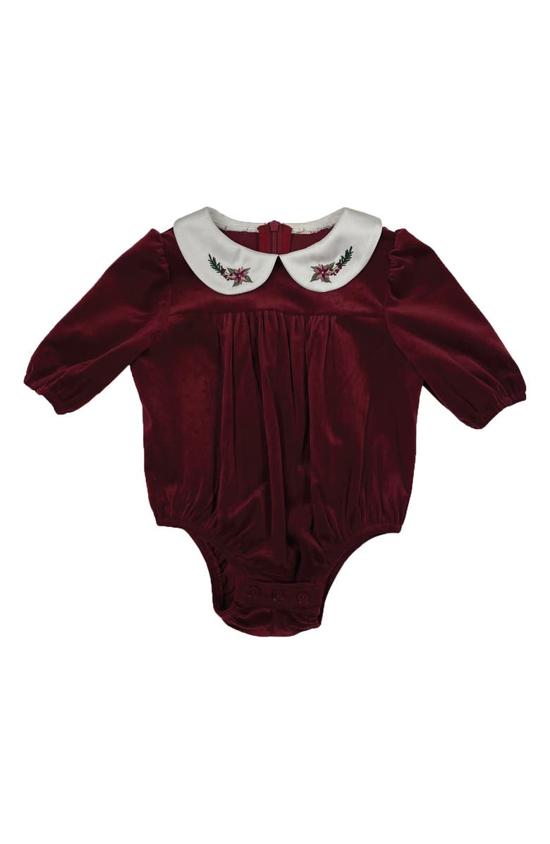 Manière Velvet Butter Romper, Main, color,