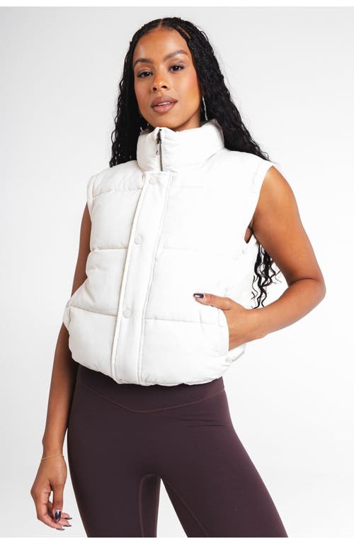 Vitality Convertible Puffer In Oat