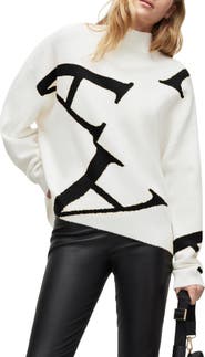 AllSaints A Star Mock Neck Sweater