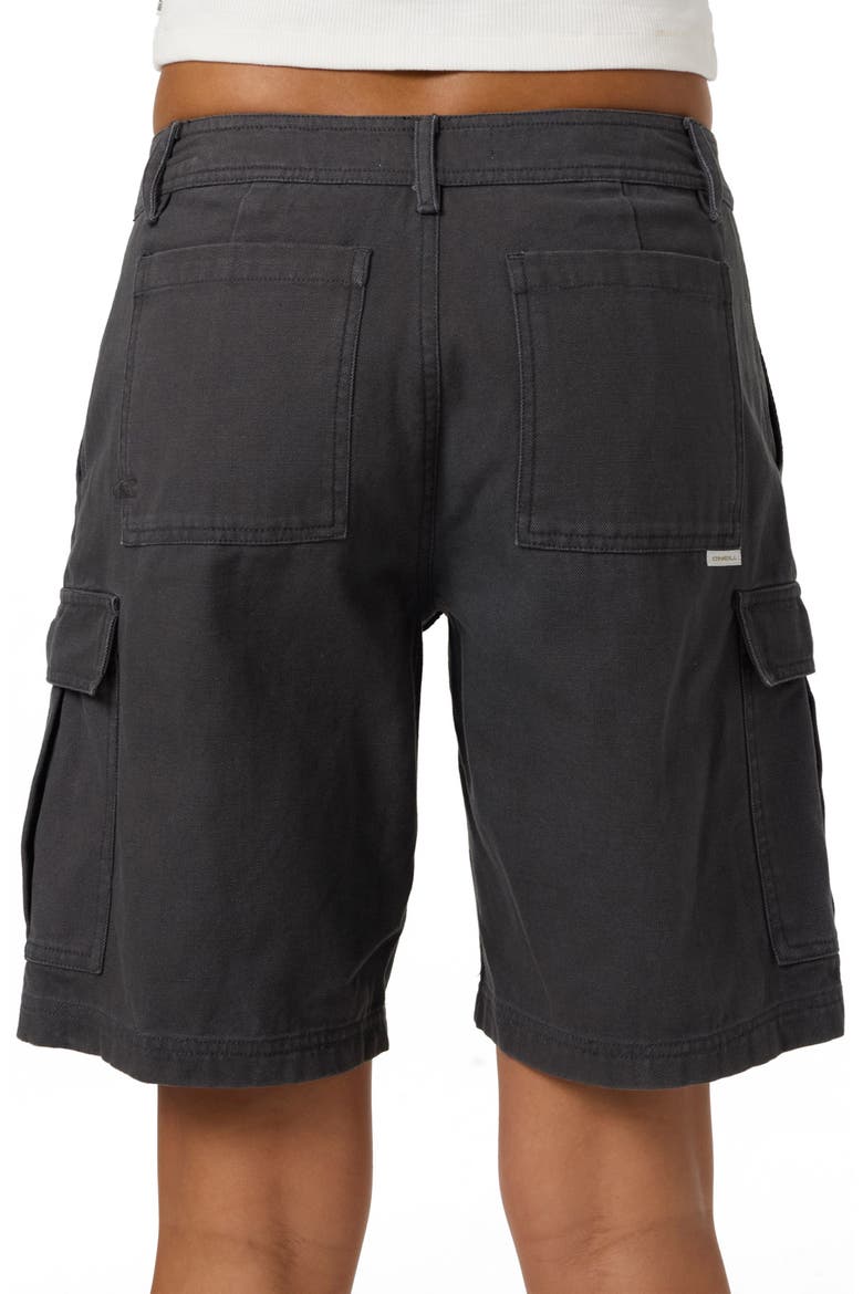 Jessie Low Rise Twill Cargo Shorts, Alternate, color, DARK SHADOW