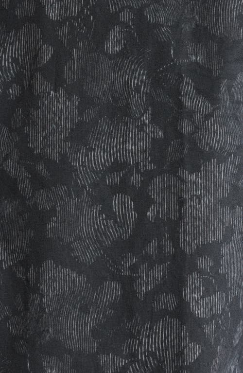 Robert Barakett Gideon Floral Button-up Shirt In Dark Grey