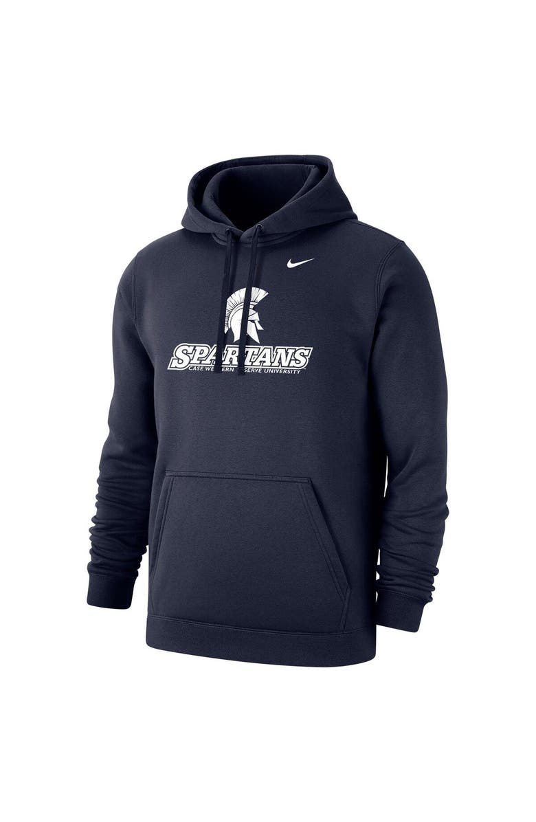 Nike Men's Nike Navy Case Western Reserve Spartans Club Fleece Pullover Hoodie, Alternate, color,