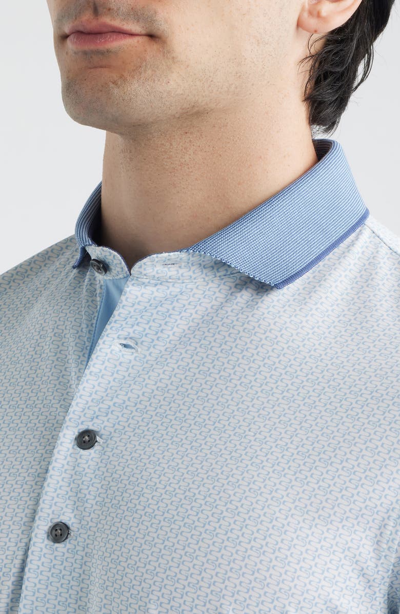 Greyson Iron Serpent Performance Polo, Alternate, color, Arctic