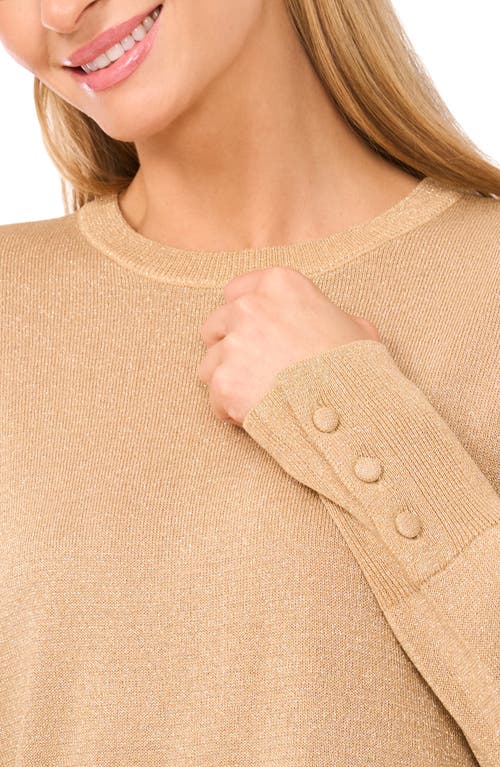 Halogenr Halogen(r) Rhinestone Button Sweater In Brown