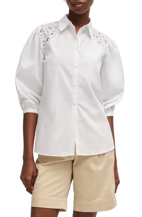 Brenda Cotton Button-Up Shirt