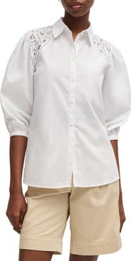 BOSS Orange Brenda Cotton Button-Up Shirt