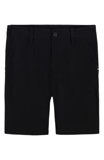 Quiksilver Kids' Miles Amphibian Hybrid Shorts In Black