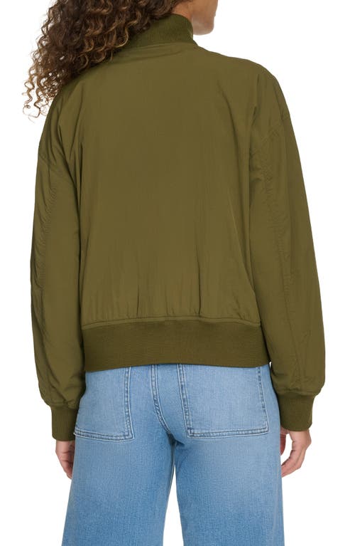 Levi's Women's Lightweight Techy Bomber Jacket In Army Green