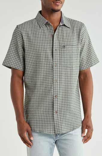 Kiteboard Short Sleeve Cotton Button-Up Shirt