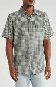 Quiksilver Kiteboard Short Sleeve Cotton Button-Up Shirt