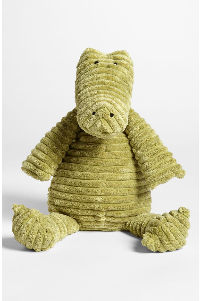 'Cordy Roy Alligator' Stuffed Animal, Main, color, GREEN