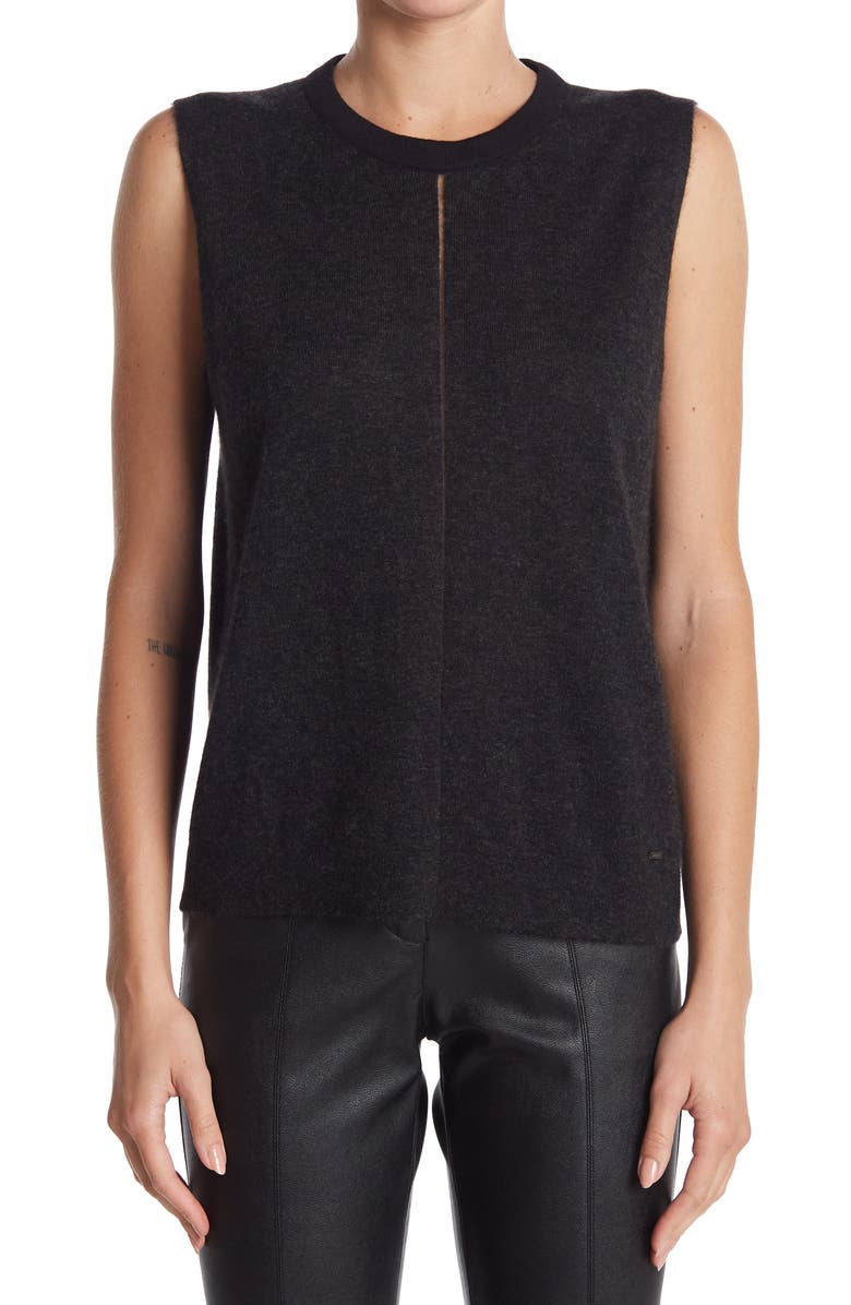 Akris Cashmere Blend Knit Sleeveless Top, Main, color, 