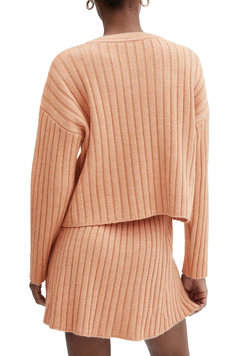 MANGO Oversize Rib Sweater, Alternate, color, 