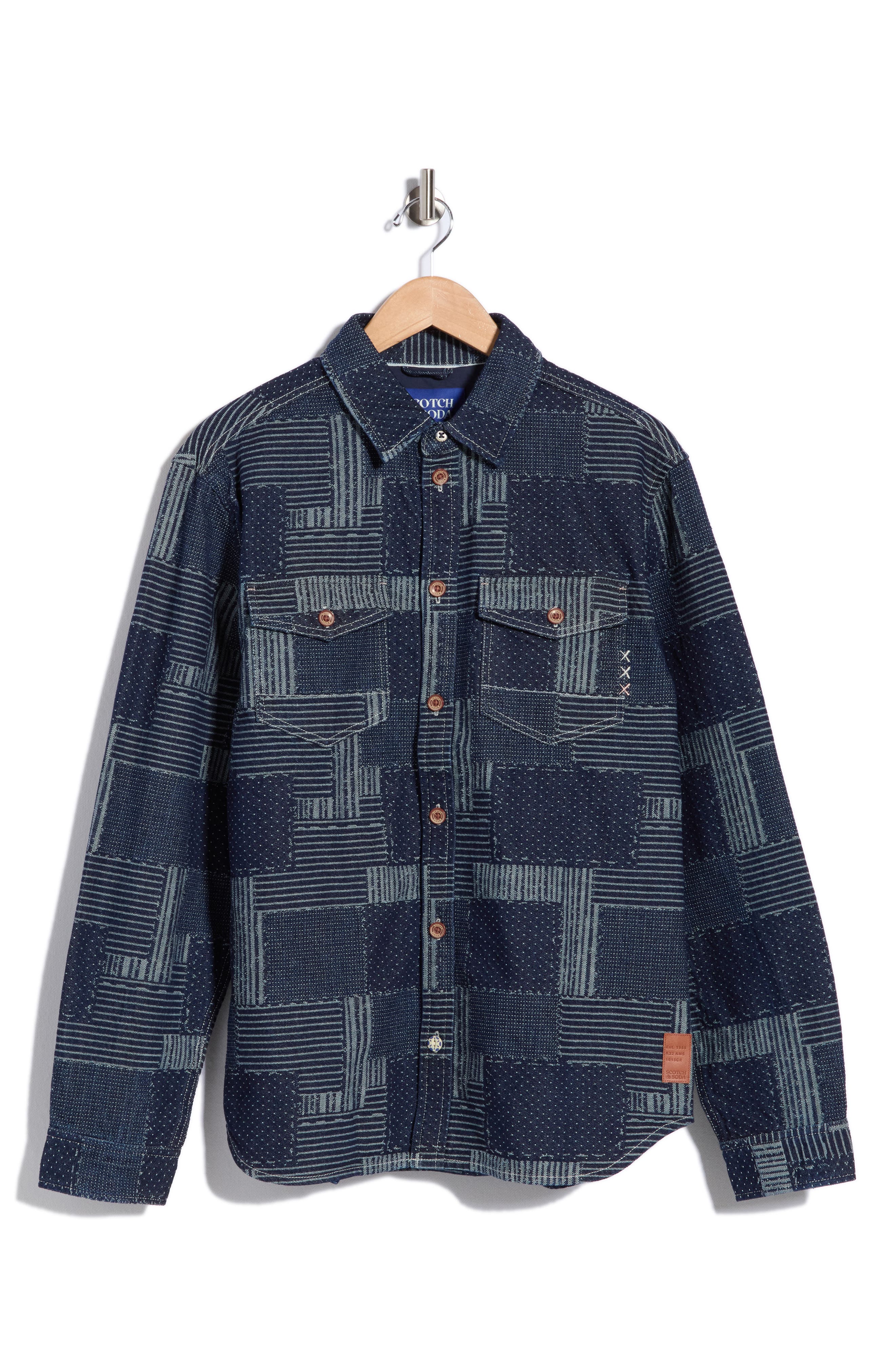 Patchwork Denim Overshirt