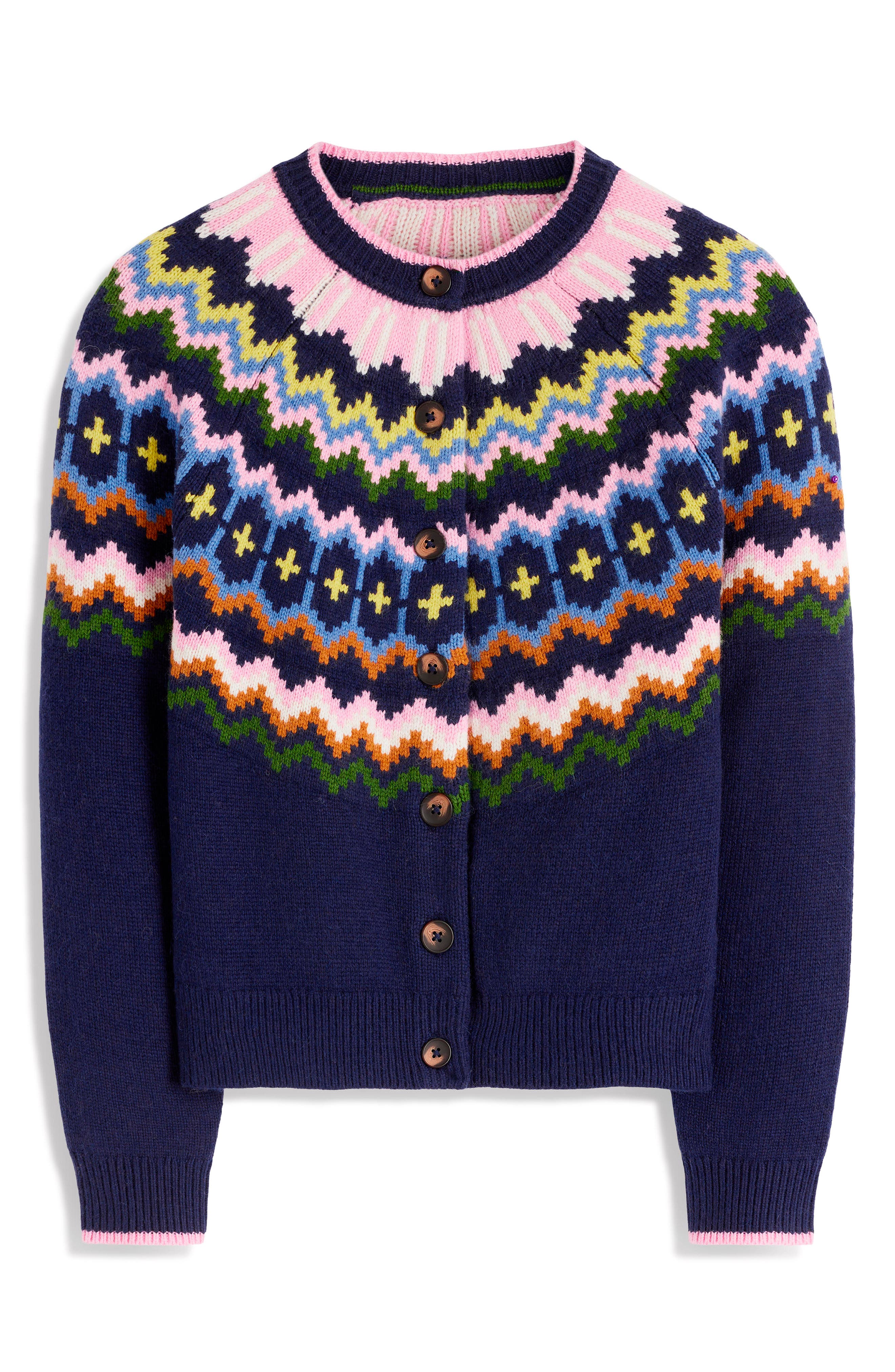 Boden Mae Fair Isle Cardigan (Women) | Nordstrom