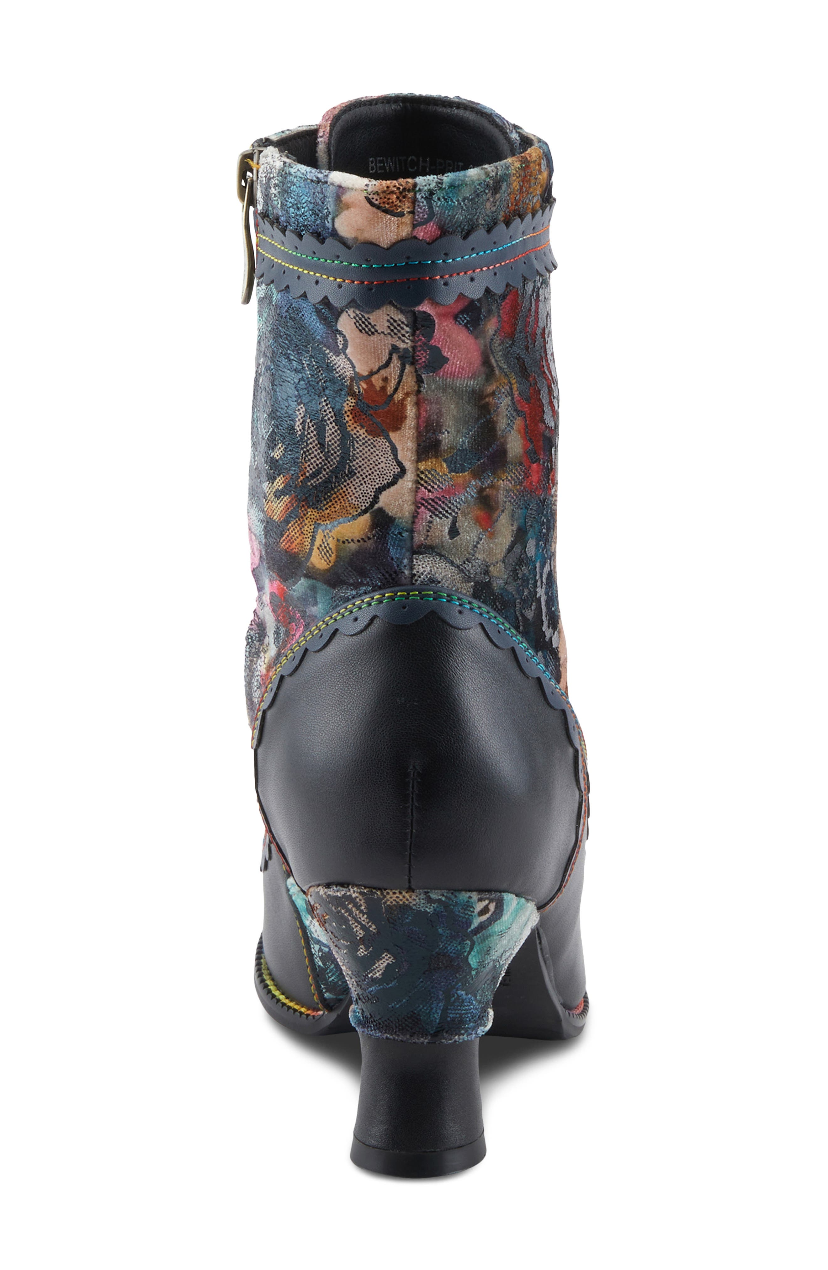 Bewitch Bootie, Alternate, color, NAVY MULTI
