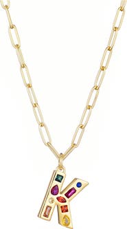 Adornia Initial Pendant Necklace