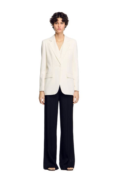 Sequinned suit jacket