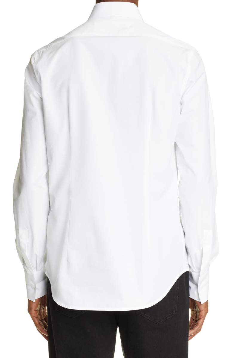 Off-White Graffiti Graphic Button-Up Shirt, Alternate, color, 