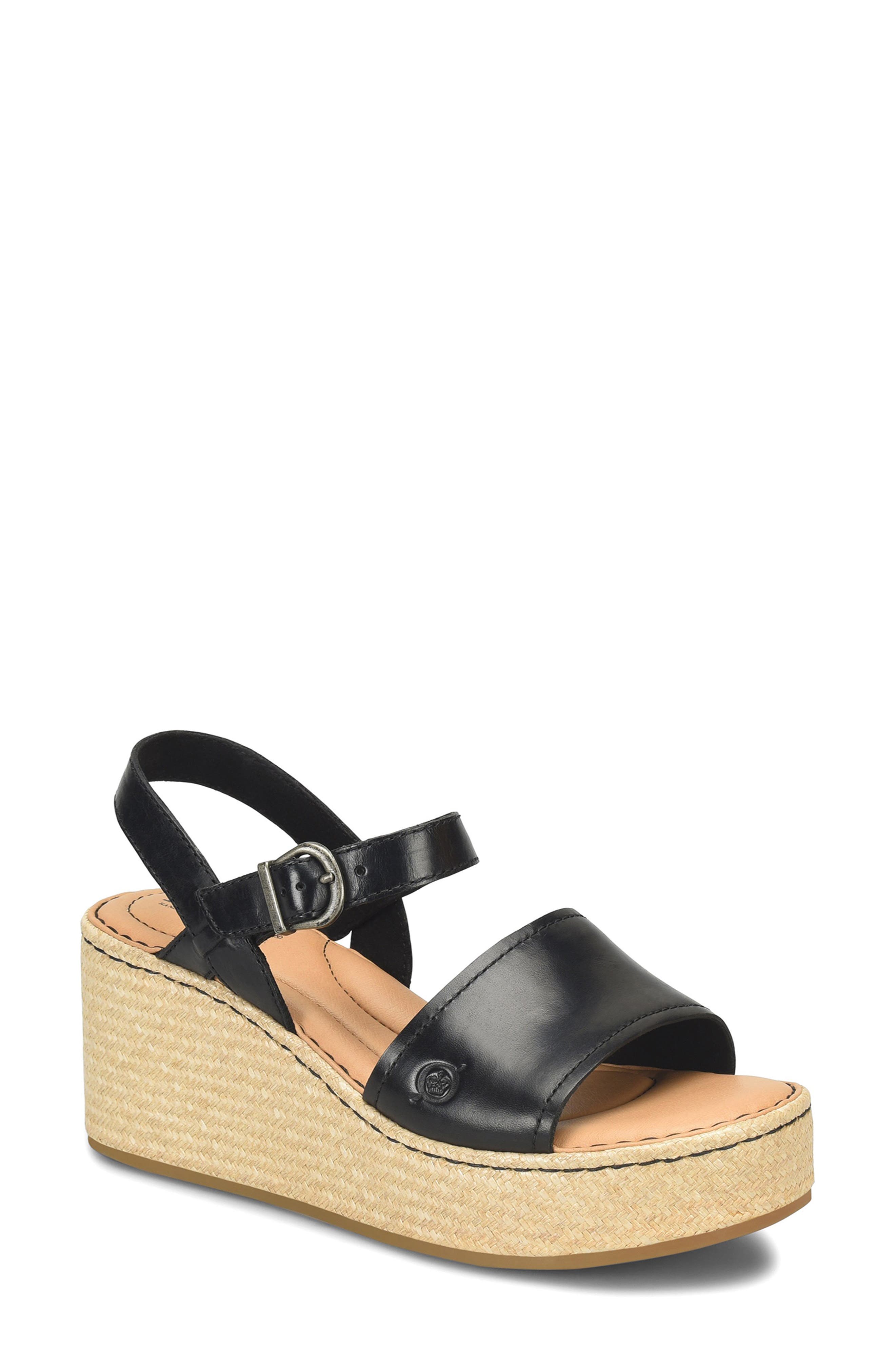 Børn Santos Platform Wedge Sandal, Main, color, 