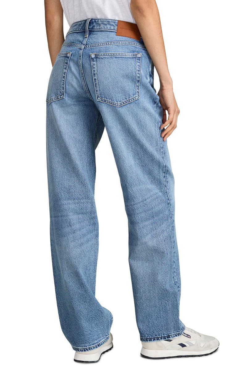 Lucky Brand Baggy Straight Leg Jeans, Alternate, color, 