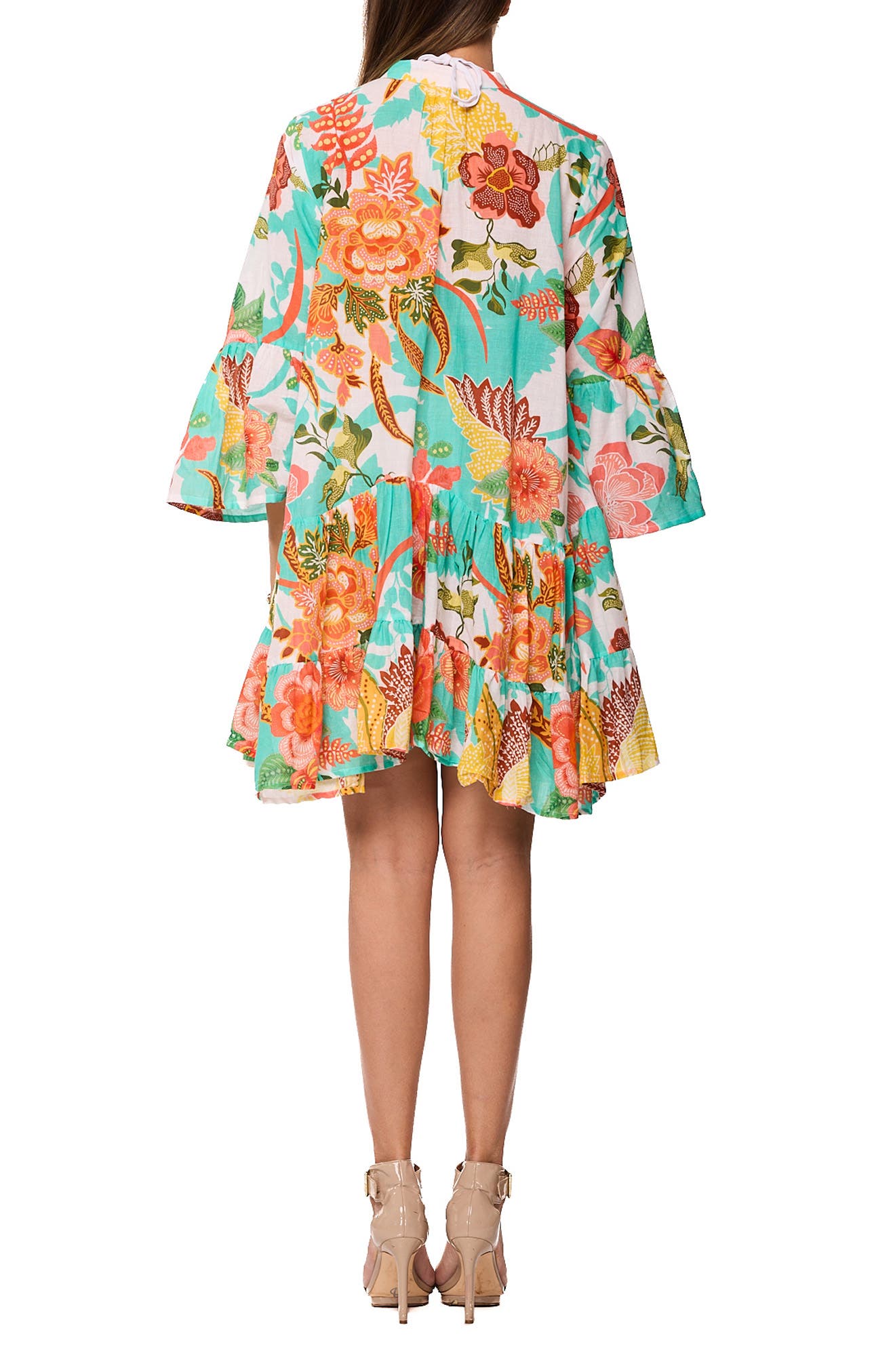 Flare Sleeve Minidress - image 2