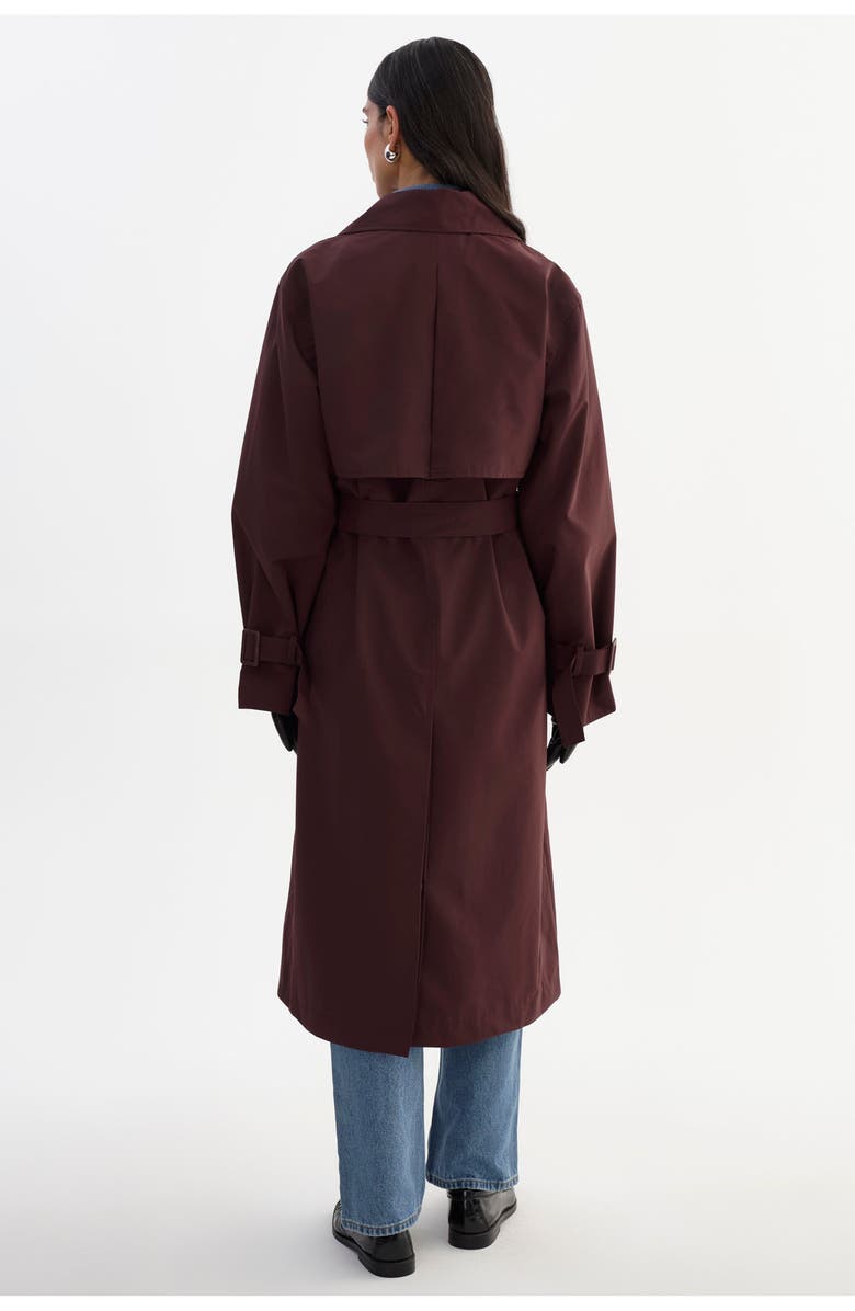 LAMARQUE Colette | Trench Coat, Alternate, color, Burgundy
