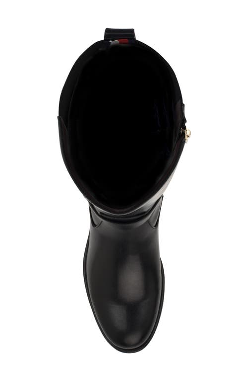 Tommy Hilfiger Iyla Knee High Riding Boot In Black