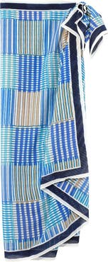 Echo Stripe Illusion Sarong And Bag