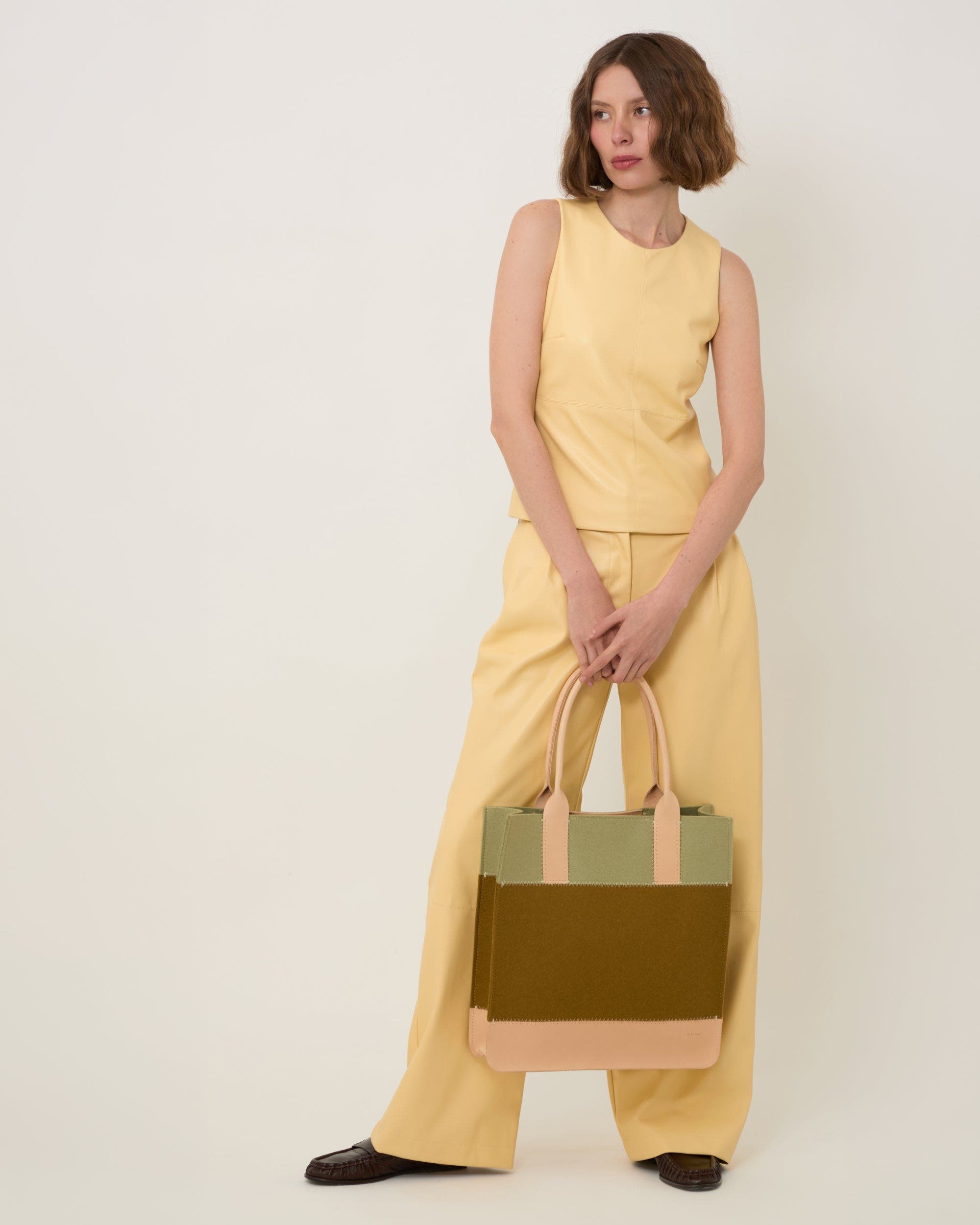 Graf Lantz Jaunt Merino Wool Tote, Alternate, color, Brine / Dew