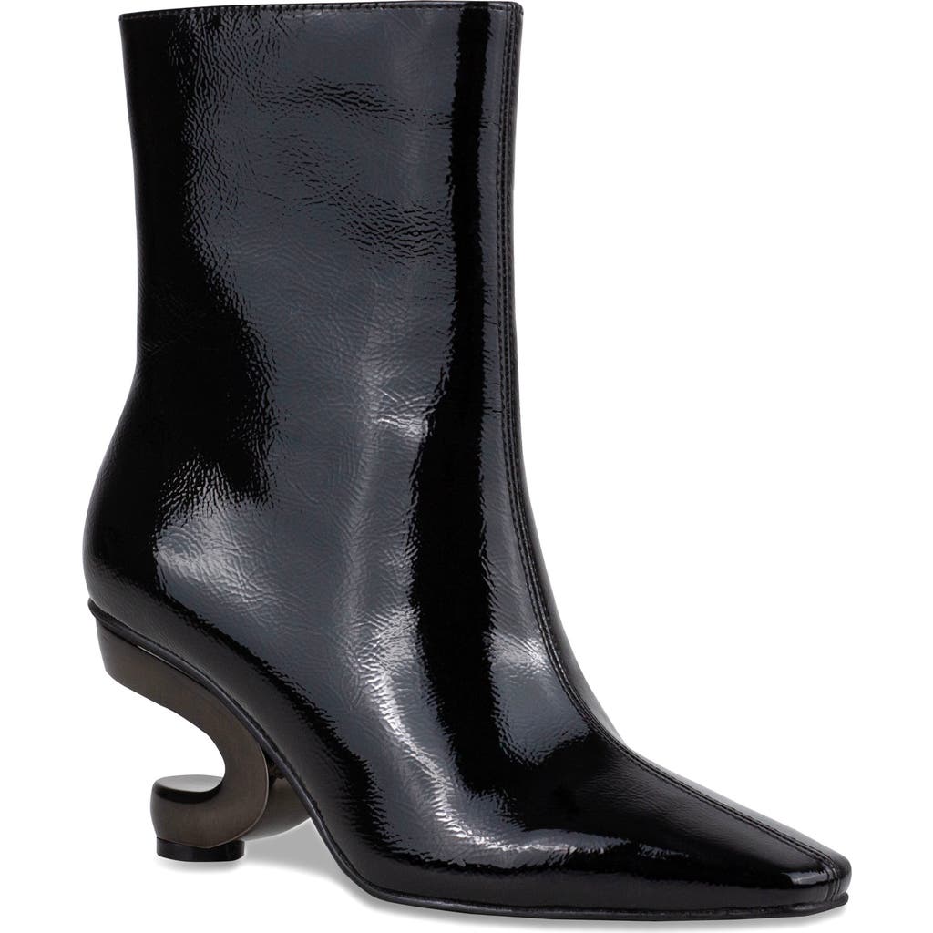 Ninety Union Metallic Heel Bootie In Black