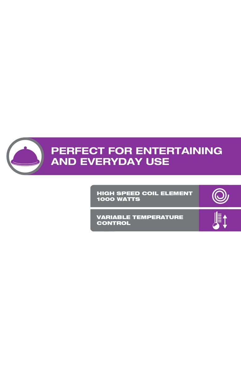 Salton Portable Cooktop Single - Black, Alternate, color, 