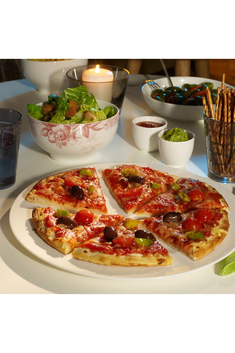For Me Dinner Plate, Alternate, color, white