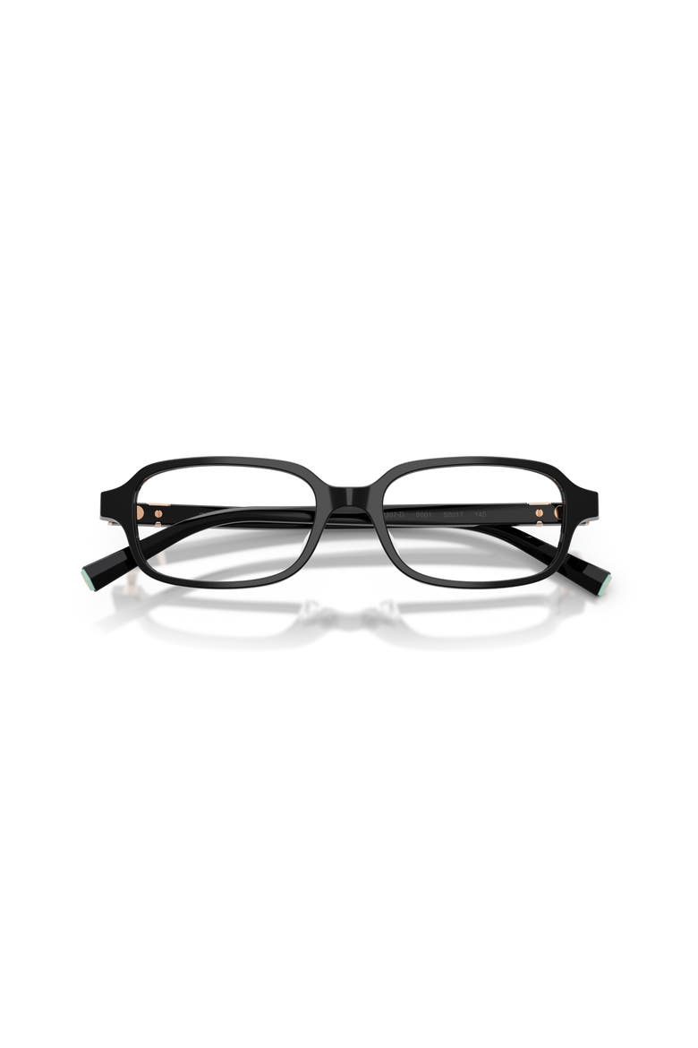 52mm Rectangle optical glasses, Alternate, color, Black