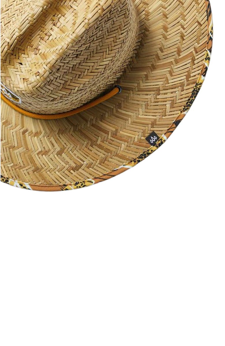 Hemlock Pounce Big Kids Straw Lifeguard Hat, Alternate, color, Cheetahs