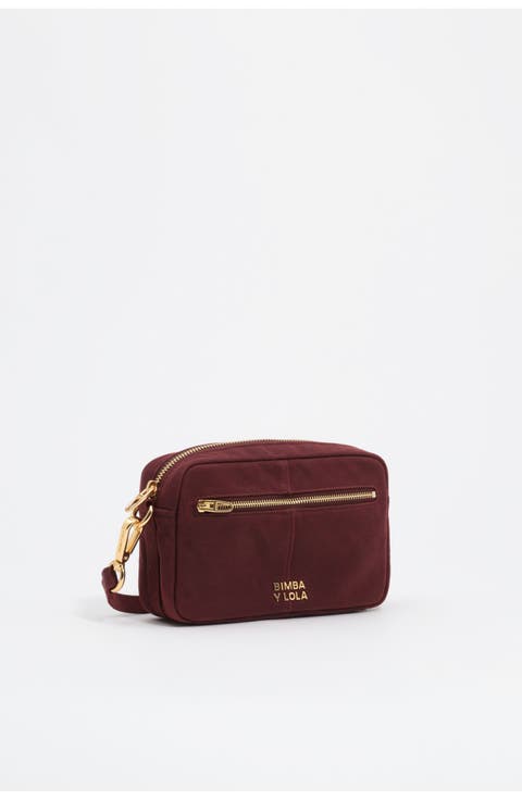 Small coated crossbody bag