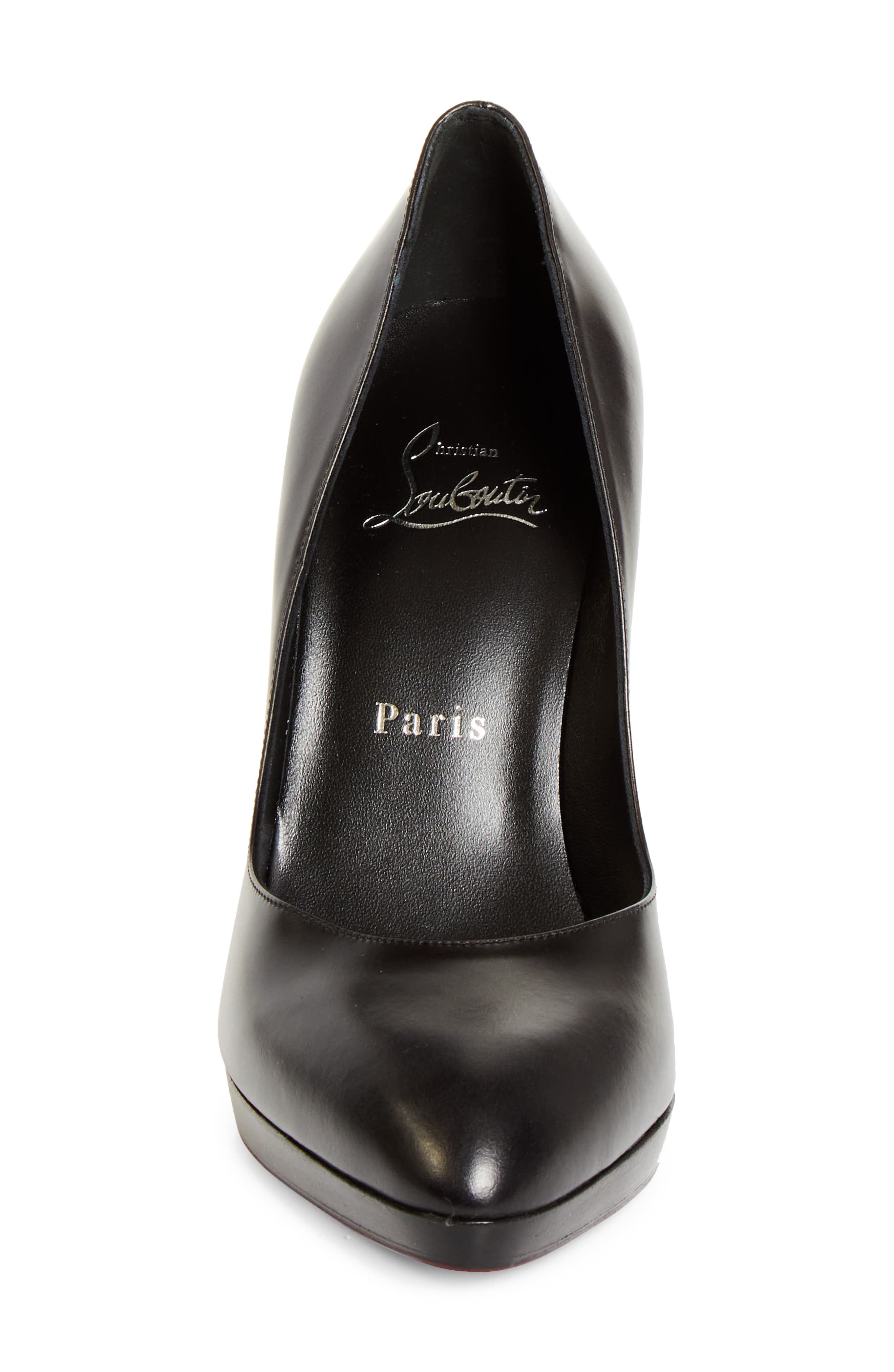 Christian Louboutin Fannylove Alta Pump, Alternate, color, Black