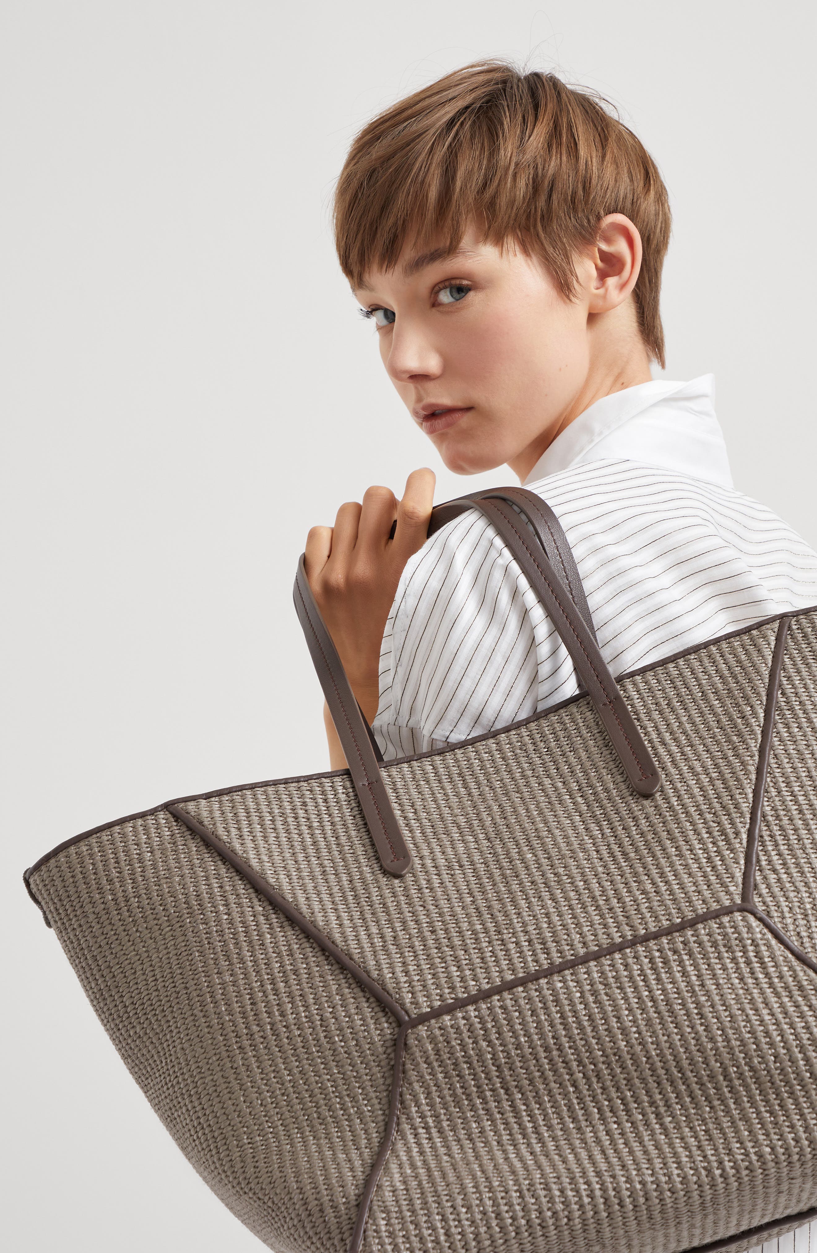 Brunello Cucinelli Shopper bag, Alternate, color, 