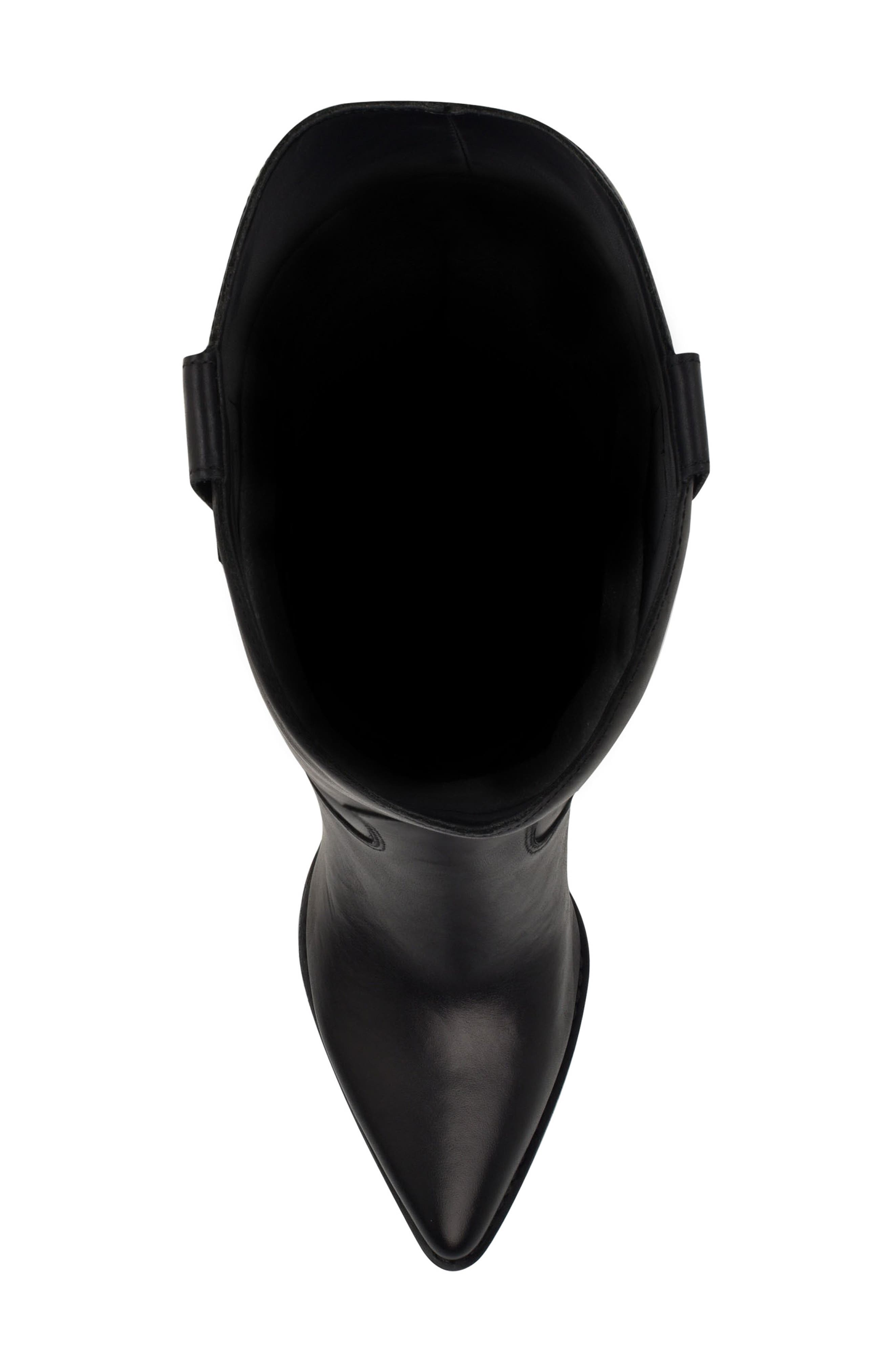 Nine West Bromwel Pointed Toe Knee High Western Boot, Alternate, color, 