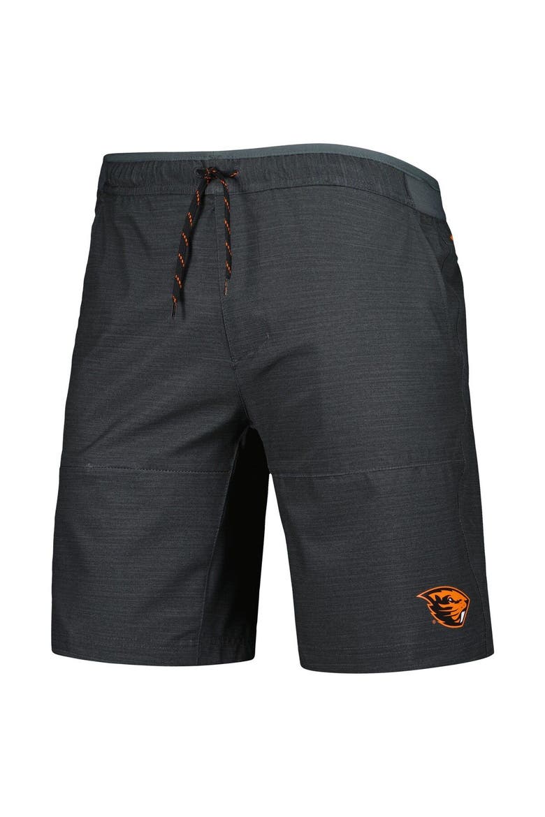 Men's Columbia Heathered Gray Oregon State Beavers Twisted Creek Omni-Shield Shorts, Alternate, color, Heather Gray