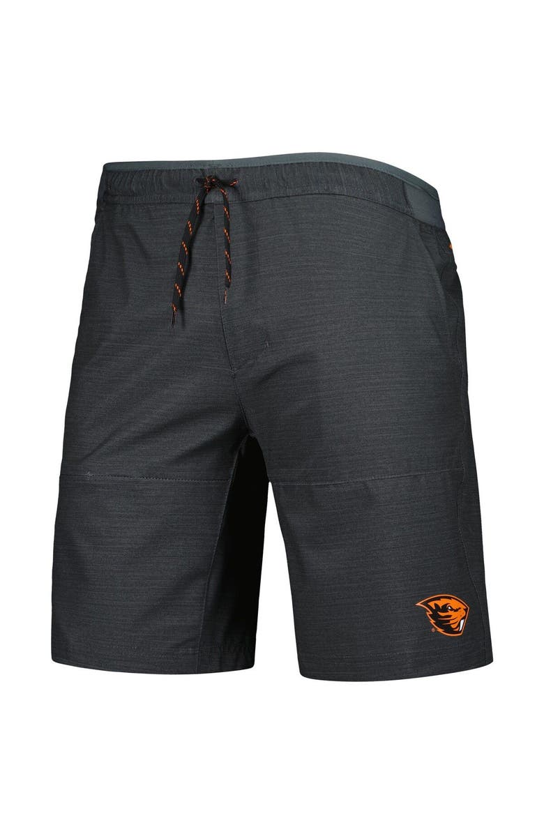 Columbia Men's Columbia Heathered Gray Oregon State Beavers Twisted Creek Omni-Shield Shorts, Alternate, color,