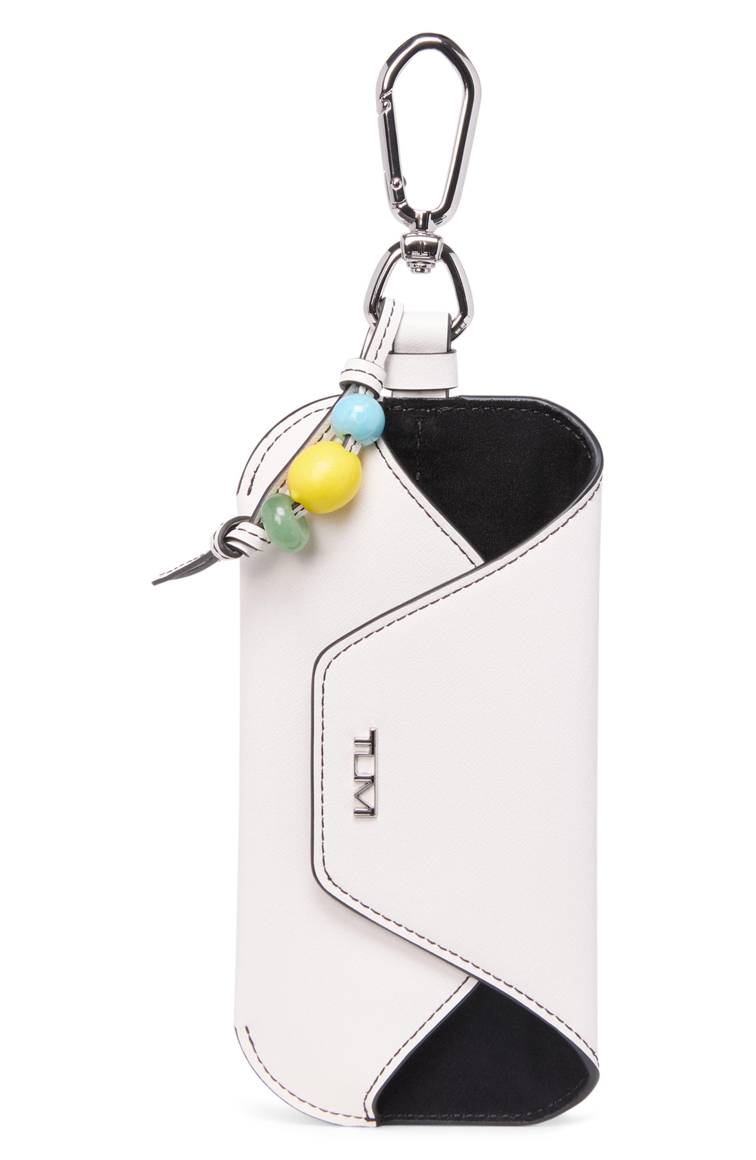 TUMI Sunglasses Charm, Main, color, White/ Multi Beads