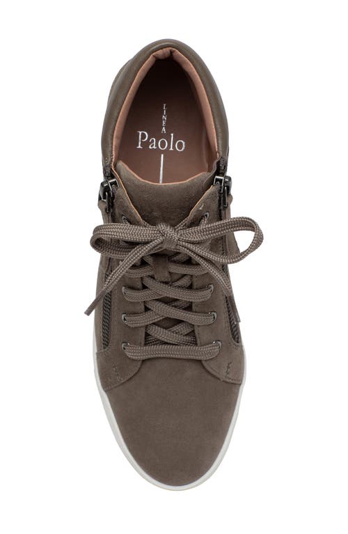 Linea Paolo Gaines Hidden Wedge Sneaker In Brown