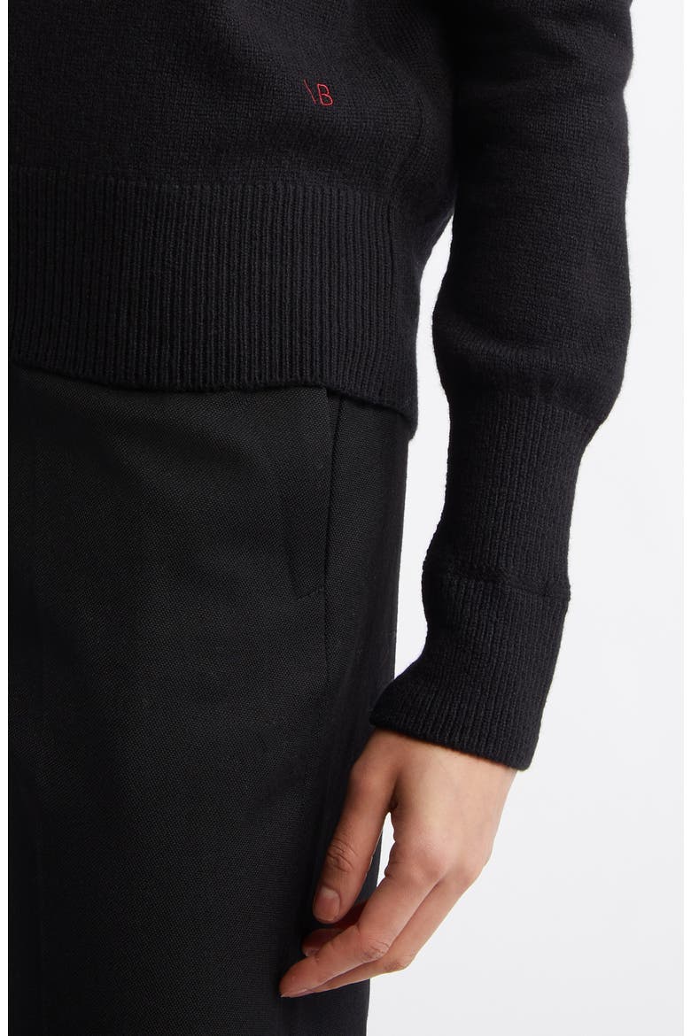 Lambswool Turtleneck Sweater, Alternate, color, BLACK