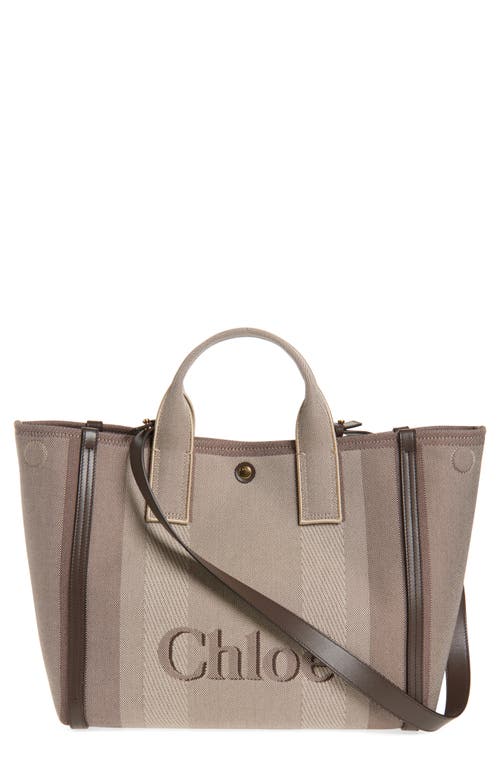 CHLOÉ CHLOÉ CARRY CANVAS JACQUARD TOTE