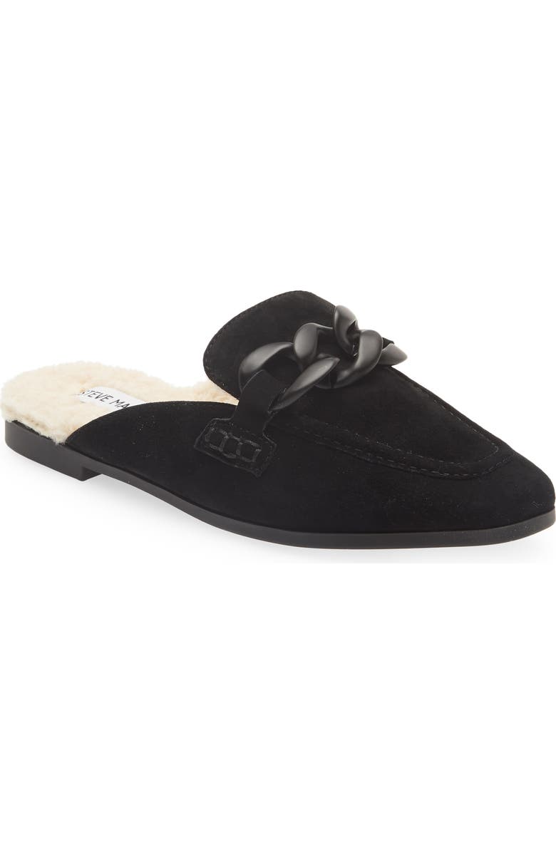 Steve Madden Cally Faux Shearling Lined Mule, Main, color,
