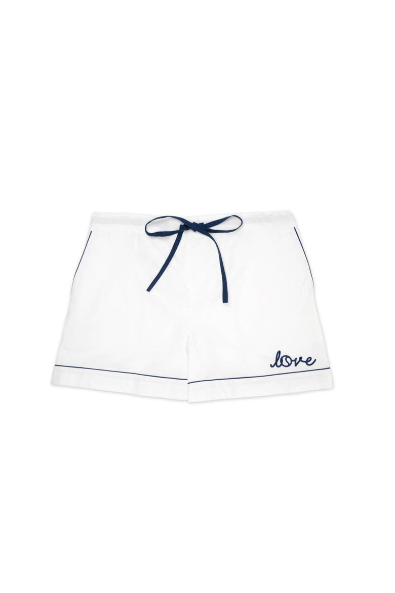 Short Pajama Set, Alternate, color, Love Stitched