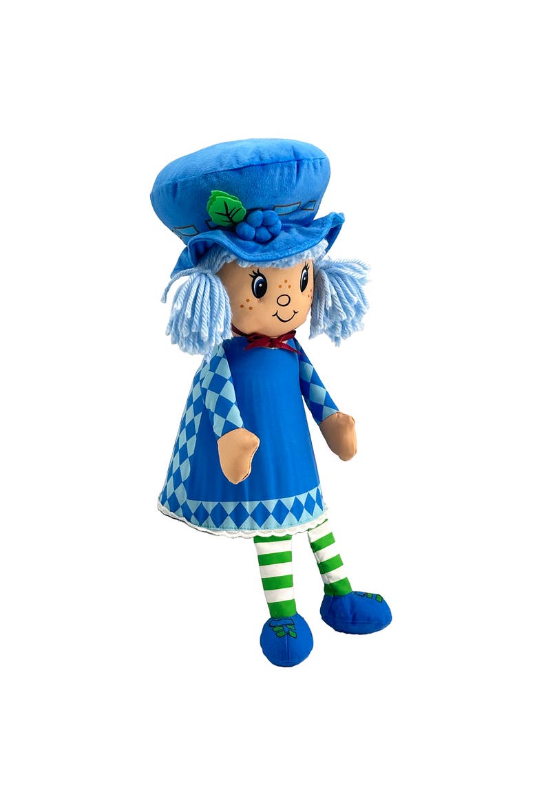 Pop n Flip 15 Inch Blueberry Muffin Plush Doll, Alternate, color, Blue