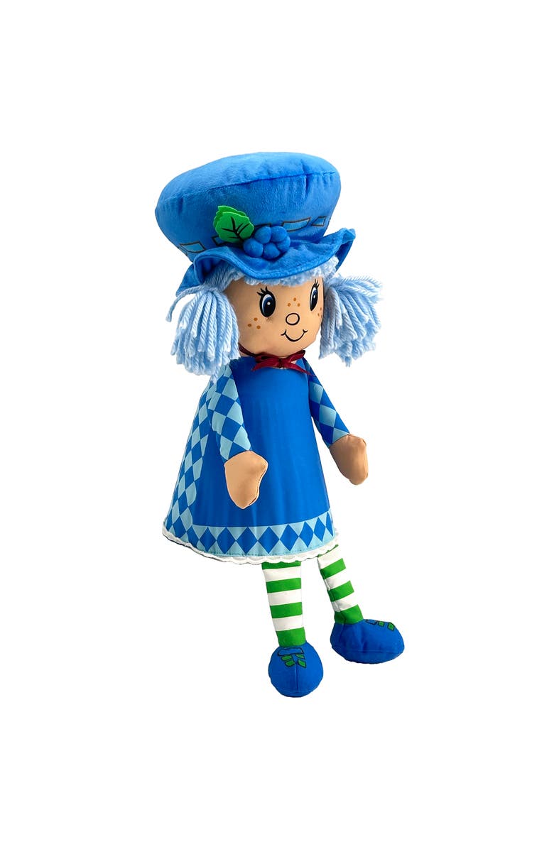 Strawberry Shortcake Pop n Flip 15 Inch Blueberry Muffin Plush Doll, Alternate, color, Blue